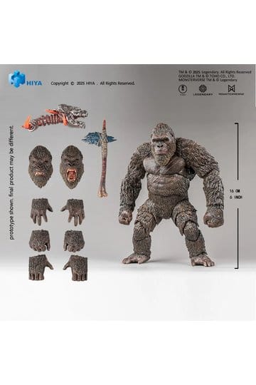 HIYA TOYS - Godzilla vs. Kong Exquisite Basic Series Action Figure Kong 2.0