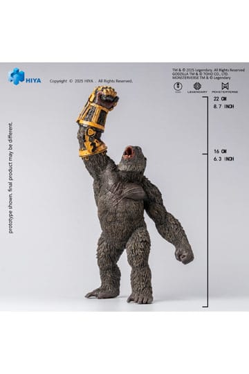HIYA - Godzilla x Kong The New Empire Stylist Series PVC Statue Kong B.E.A.S.T. Glove Version