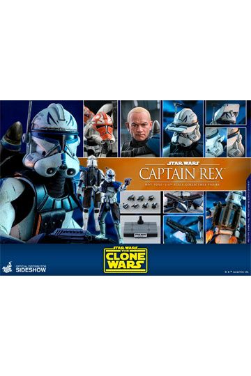 HOT TOYS - Star Wars The Clone Wars 1:6 Action Doll Captain Rex TMS018