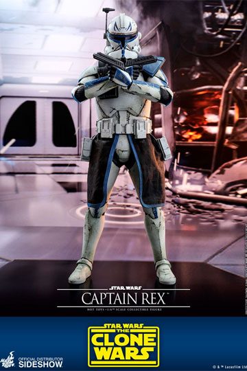 HOT TOYS - Star Wars The Clone Wars 1:6 Action Doll Captain Rex TMS018