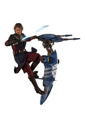 HOT TOYS - Star Wars The Clone Wars 1:6 Action Doll Anakin Skywalker & Stap Set TMS020