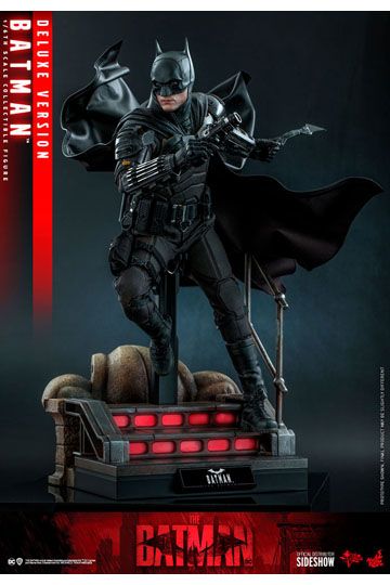 HOT TOYS - Dc Comics - The Batman Movie Masterpiece 1:6 Action Doll Batman DeLuxe Ver