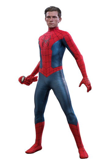 HOT TOYS - Spider-Man: No Way Home Movie Masterpiece Action Figure 1/6 Spider-Man (New Red and Blue Suit) MMS679