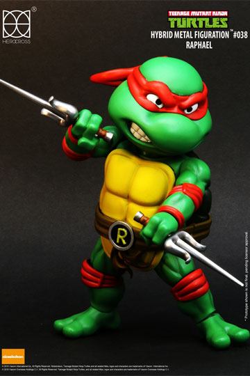 HEROCROSS - TMNT Teenager Mutant Ninja Turtles Hybrid Metal Action Figure Raphael