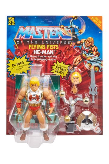 MATTEL - Masters of the Universe - Origins DeLuxe Action Figure 2022 Flying Fists He-Man