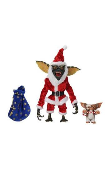 NECA - Gremlins Action Figure 2 Pack Santa Stripe & Gizmo 18 cm