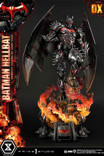 PRIME 1 STUDIOS - Dc Comics - Batman Ultimate Premium Masterline Series Statue Hellbat Concept Design by Josh Nizzi DeLuxe Bonus Ver
