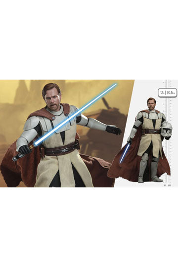 HOT TOYS - Star Wars The Clone Wars 1:6 Action Doll Obi-Wan Kenobi