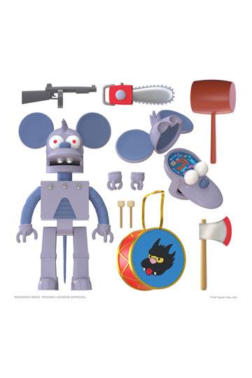 SUPER 7 - The Simpsons Ultimates Action Figure Robot Itchy