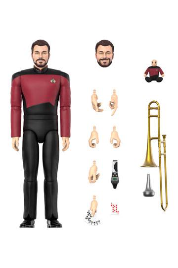 SUPER 7 - Star Trek: The Next Generation Ultimates Action Figure Commander Riker