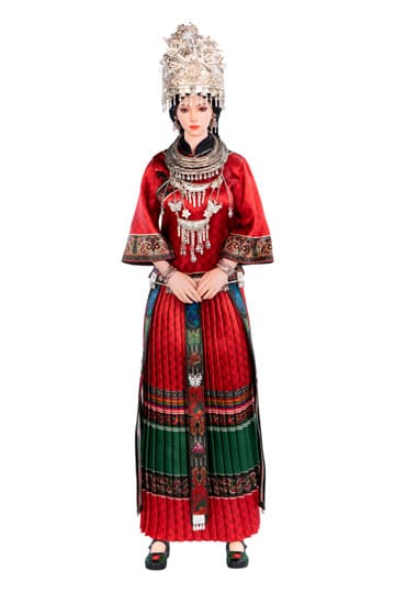 TB LEAGUE -The Miao of China's 56 Ethnic Groups Figure 1/6 Red