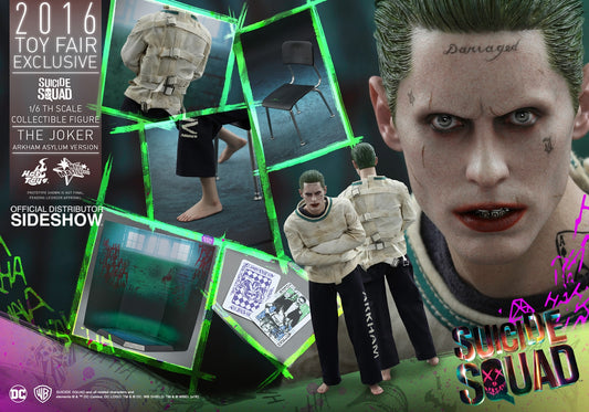 HOT TOYS - Dc Comics - Suicide Squad - The Joker (Arkham Asylum Ver) 2016 Toy Fair EXCLUSIVE - Movie Masterpiece 1:6 Action Doll