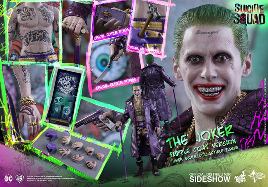 HOT TOYS - Dc Comics - Suicide Squad - The Joker (Purple Coat Ver) - Movie Masterpiece 1:6 Action Doll