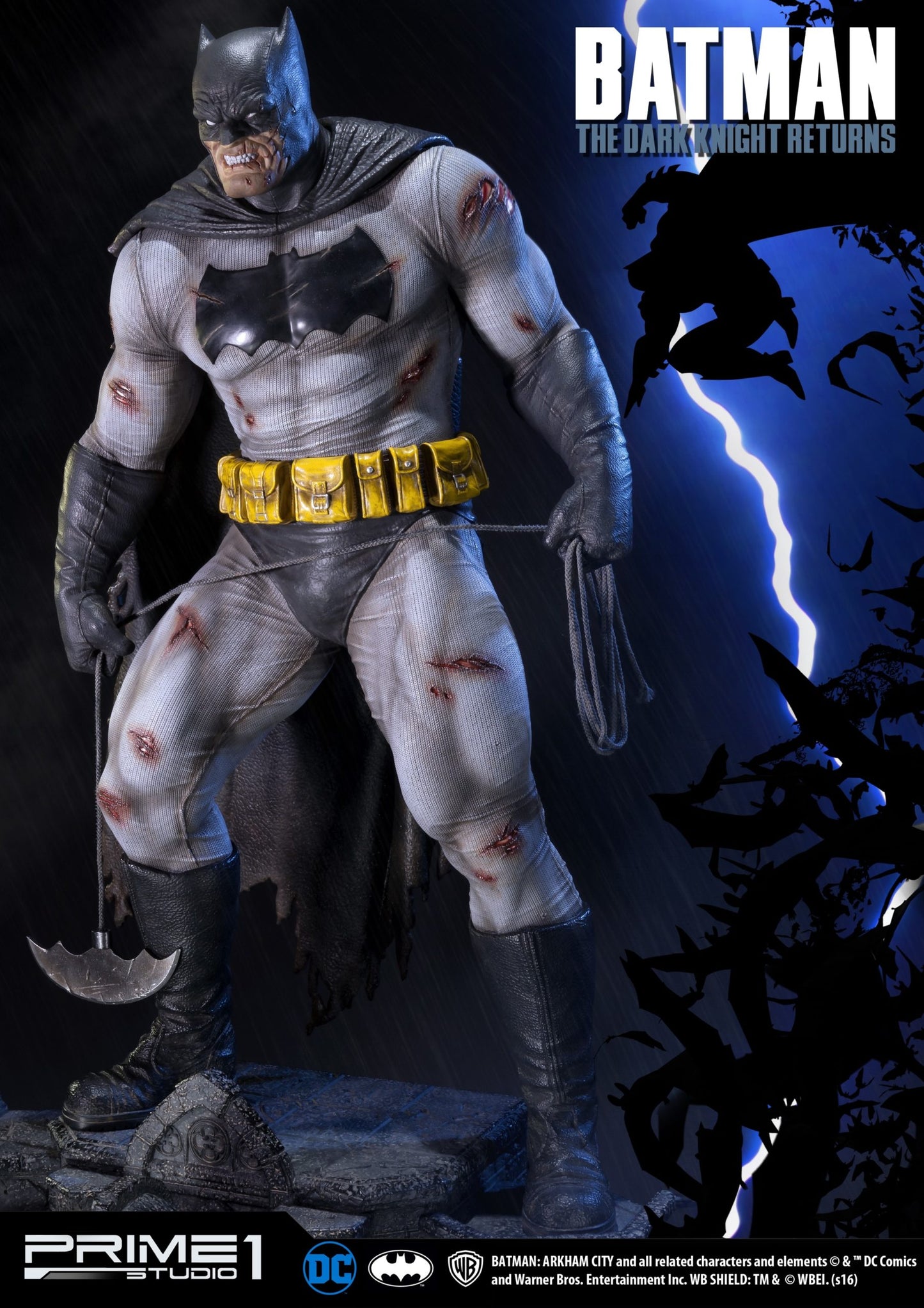 PRIME 1 STUDIOS - Dc Comics - Batman Arkham City - The Dark Knight Returns (Frank Miller) - Batman EXCLUSIVE - 1:3 Statue MMDC-17EX