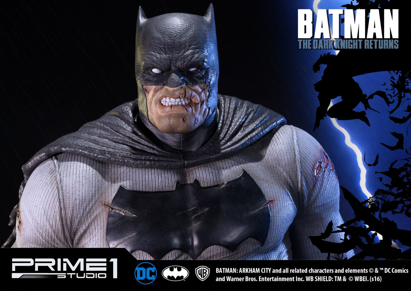 PRIME 1 STUDIOS - Dc Comics - Batman Arkham City - The Dark Knight Returns (Frank Miller) - Batman EXCLUSIVE - 1:3 Statue MMDC-17EX