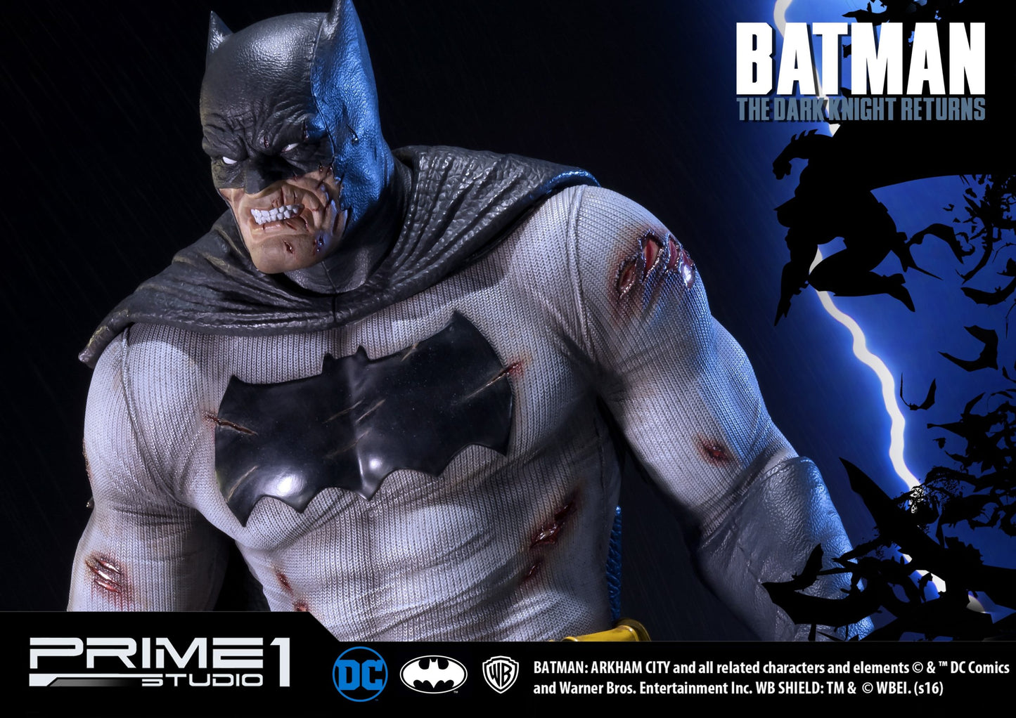 PRIME 1 STUDIOS - Dc Comics - Batman Arkham City - The Dark Knight Returns (Frank Miller) - Batman EXCLUSIVE - 1:3 Statue MMDC-17EX