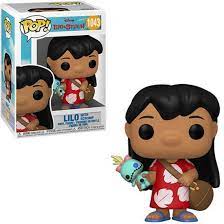 FUNKO - POP! Lilo & Stitch Disney Vinyl Figure Lilo with Scrump 9 cm #1043