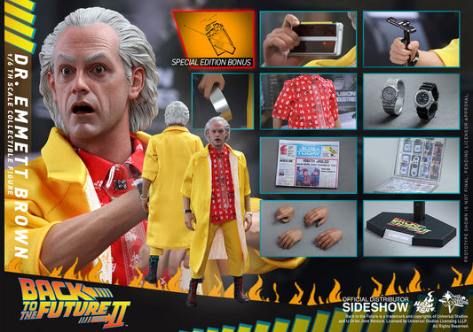 HOT TOYS - Dr. Emmett Brown Special Edition Exclusive  MMS380