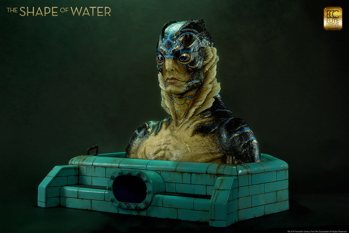 ECC ELITE CREATURE COLLECTIBLES - The Shape of Water - Life Size Bust 1:1