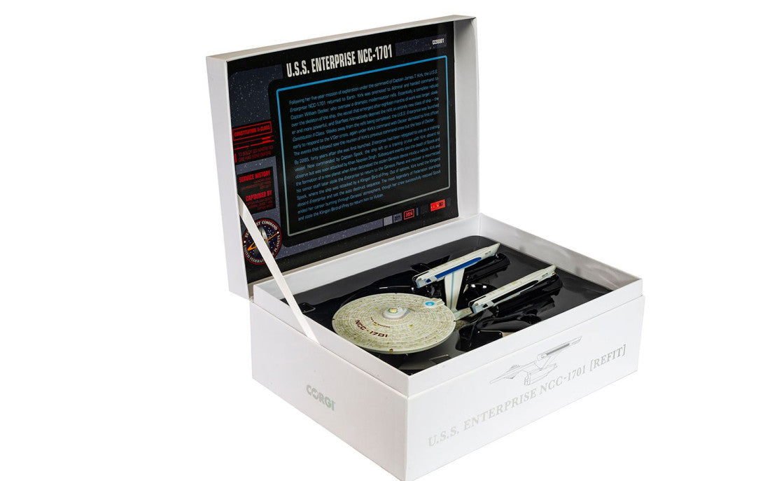CORGI TOYS - Star Trek - USS Enterprise NCC-1701 (Star Trek II: The Wrath of Khan) Refit
