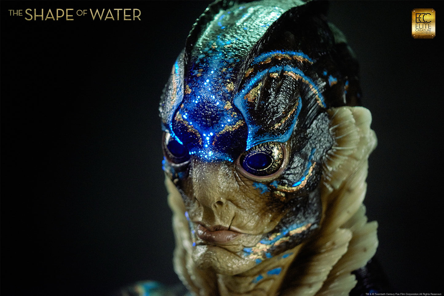 ECC ELITE CREATURE COLLECTIBLES - The Shape of Water - Life Size Bust 1:1