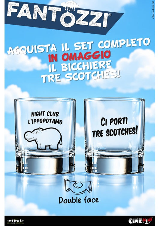INFINITE STATUE - FANTOZZI L'IPPOPOTAMO SCOTCH GLASS