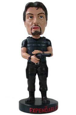 HOLLYWOOD COLLECTIBLES GROUP - The Expendables Wackelkopf-Figure Barney Ross