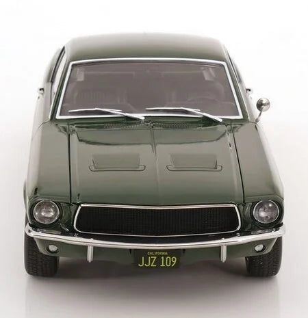 KK - FORD MUSTANG GT FASTBACK DARK GREEN 1968 BULLITT LOOK-ALIKE  1/12