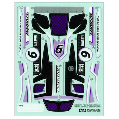 TAMIYA - Mini 4WD  PRO  Exflowly Viola  Telaio MS (limited Edition)  1/32