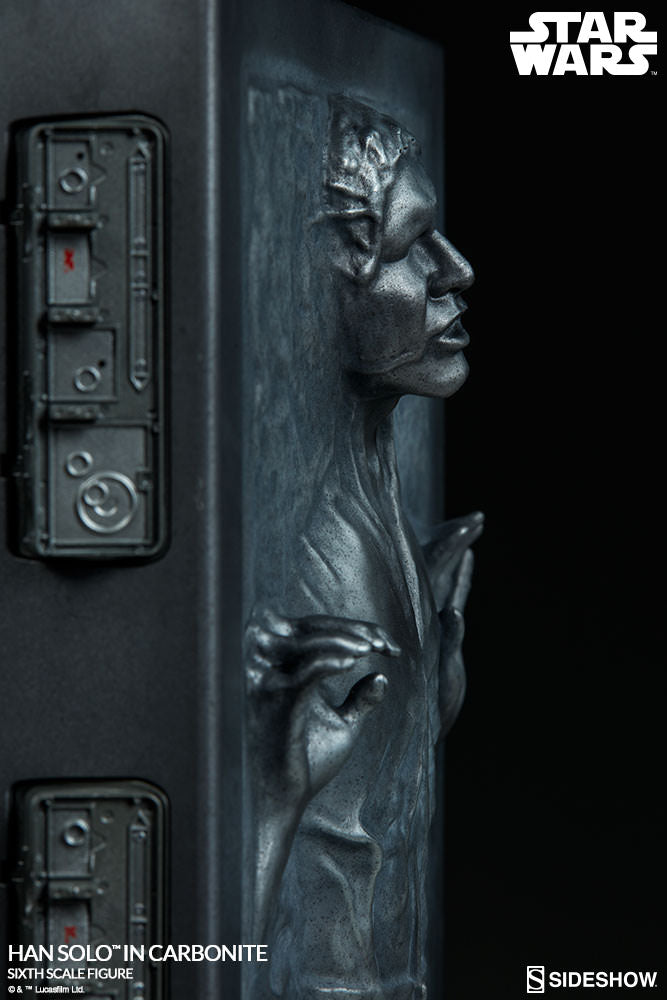 SIDESHOW - Star Wars - Han Solo in Carbonite - Sixth Scale Figure