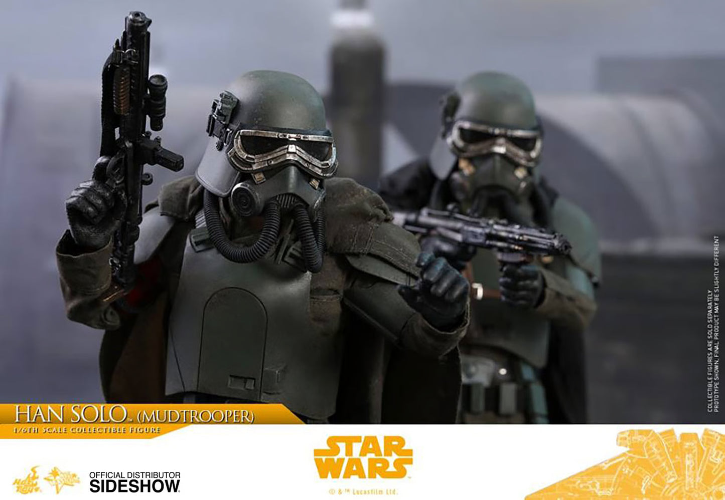 HOT TOYS - Star Wars Solo Movie Masterpiece Action Doll 1:6 Han Solo Mudtrooper MMS493