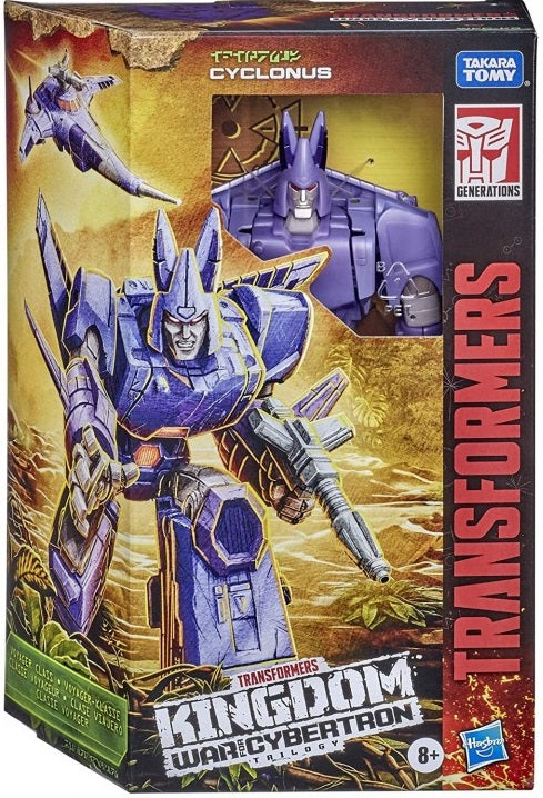 TAKARA TOMY - Transformers Generations War for Cybertron Kingdom Action Figure Voyager 2021 W3 - Cyclonus