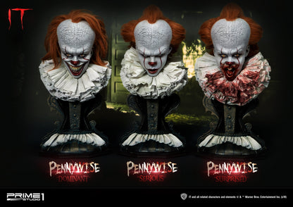 PRIME 1 STUDIOS - IT Pennywise The Clown 2 Bust 01 1:2 Scale