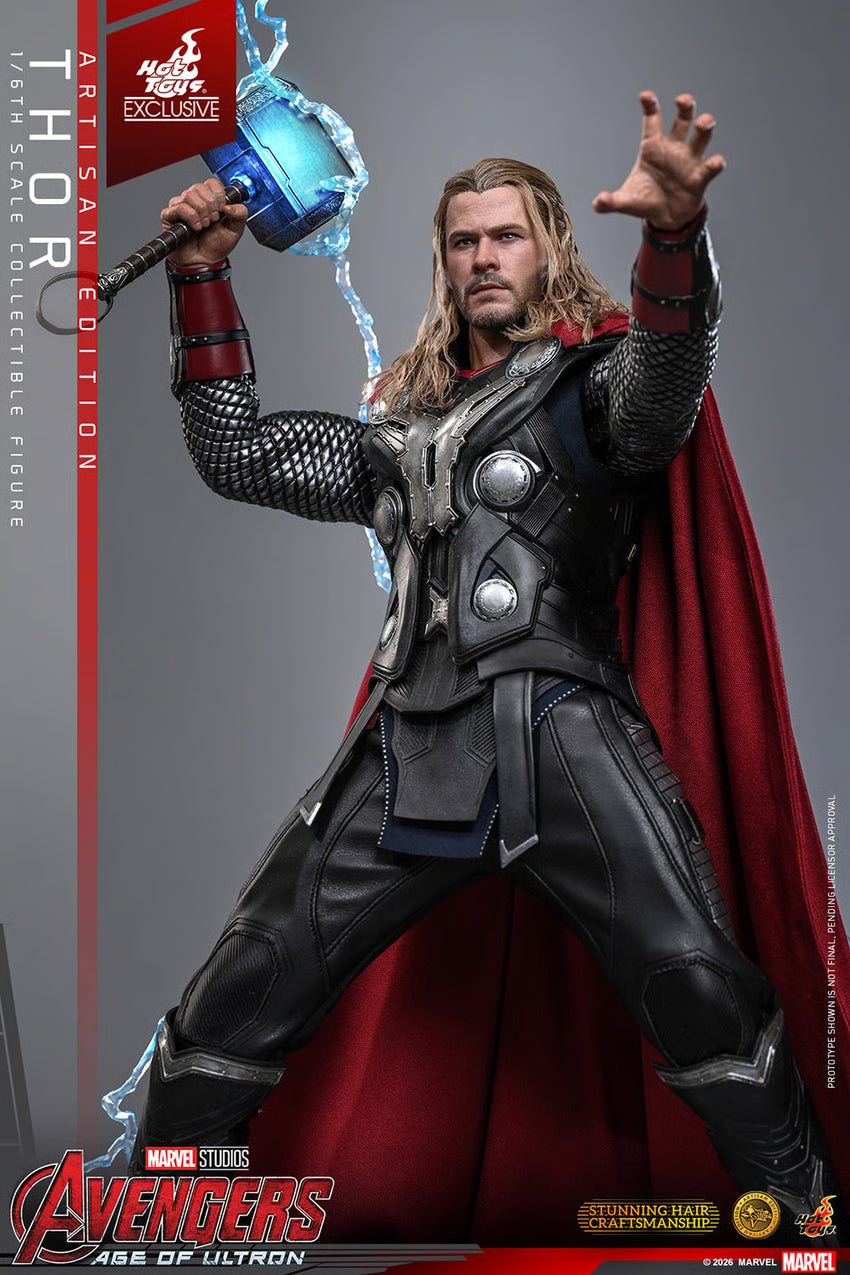 HOT TOYS - Avengers: Age of Ultron Action Figure 1/6 Thor (Artisan Edition) Hot Toys Exclusive  MMS867AE