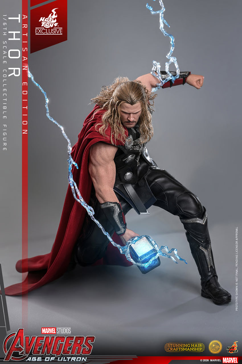 HOT TOYS - Avengers: Age of Ultron Action Figure 1/6 Thor (Artisan Edition) Hot Toys Exclusive  MMS867AE