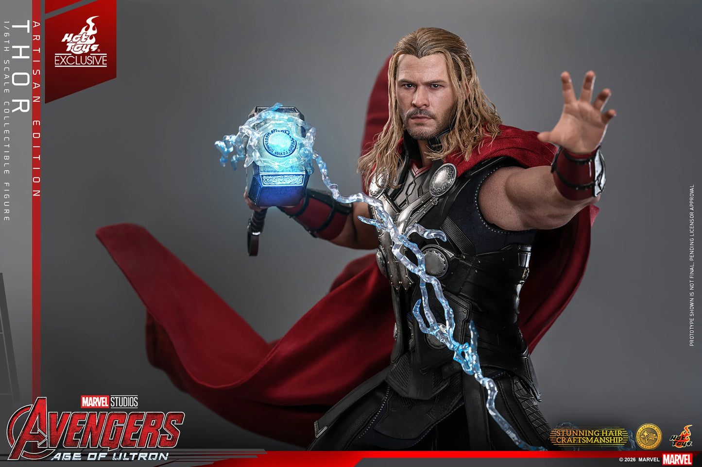 HOT TOYS - Avengers: Age of Ultron Action Figure 1/6 Thor (Artisan Edition) Hot Toys Exclusive  MMS867AE