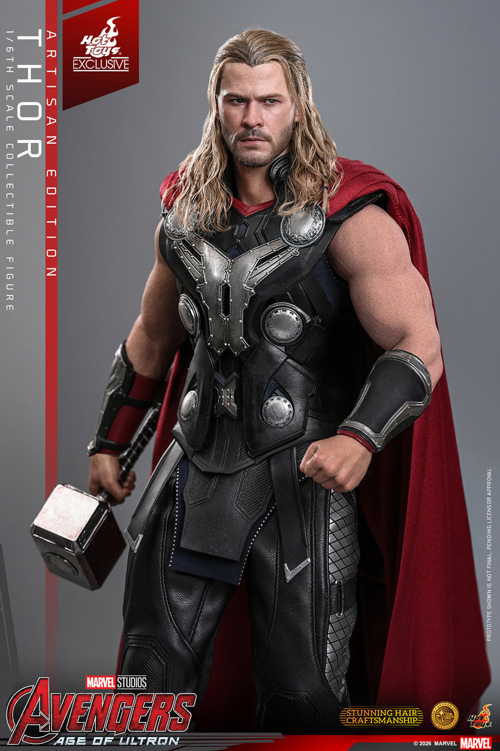HOT TOYS - Avengers: Age of Ultron Action Figure 1/6 Thor (Artisan Edition) Hot Toys Exclusive  MMS867AE