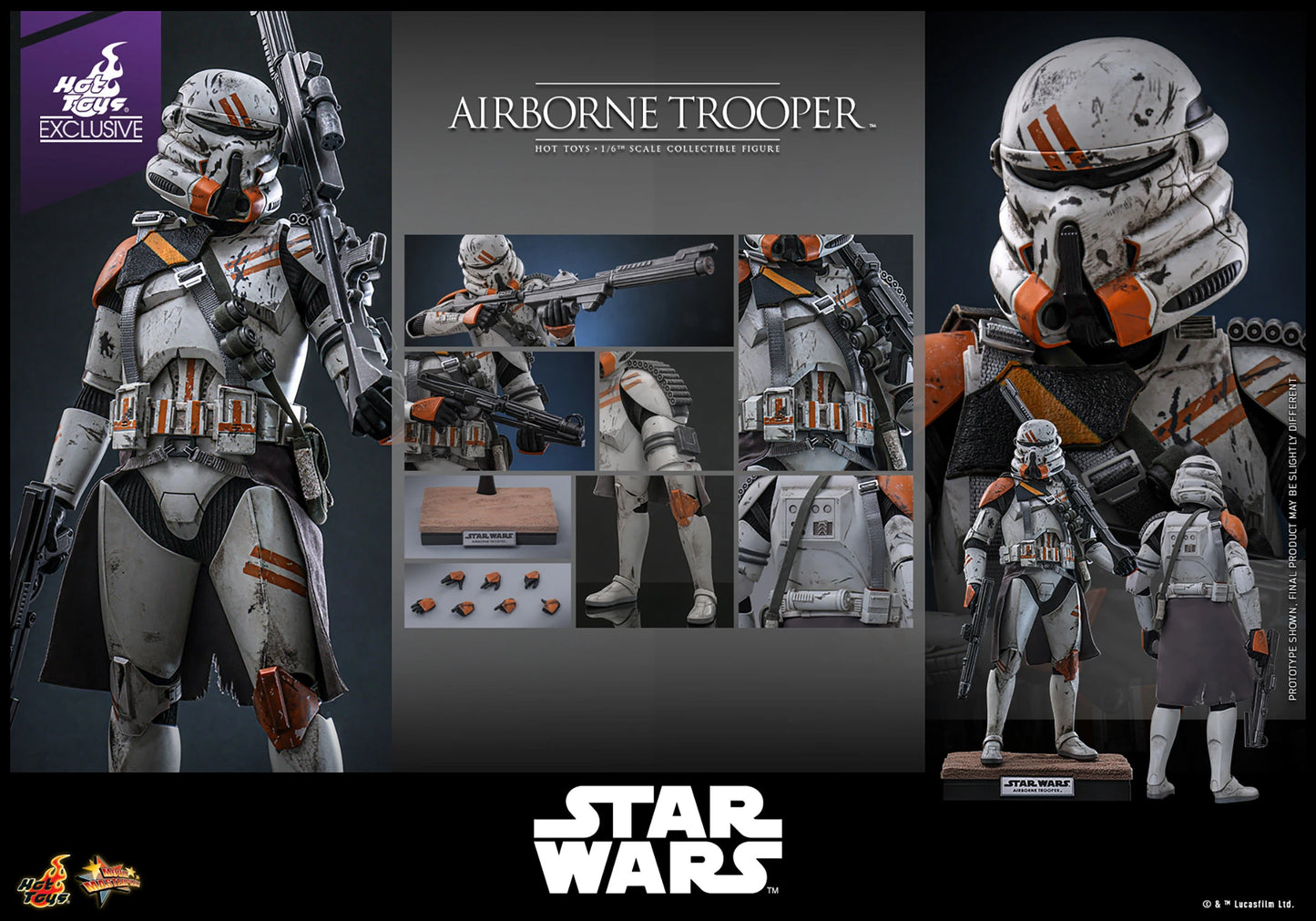 HOT TOYS - Airborne Trooper (212th Attack Battalion) MMS794
