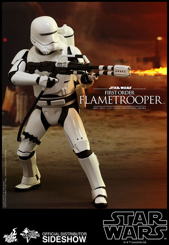 OFFERTA HOT TOYS - Star Wars - Episode VII The Force Awakens - First Order Flametrooper - Movie Masterpiece 1:6 Action Doll MMS326