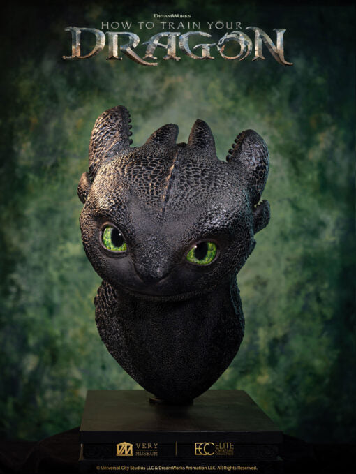 ELITE CREATURE COLLECTIBLES - Toothless Life Size Bust