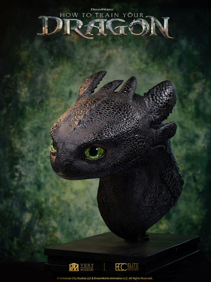 ELITE CREATURE COLLECTIBLES - Toothless Life Size Bust