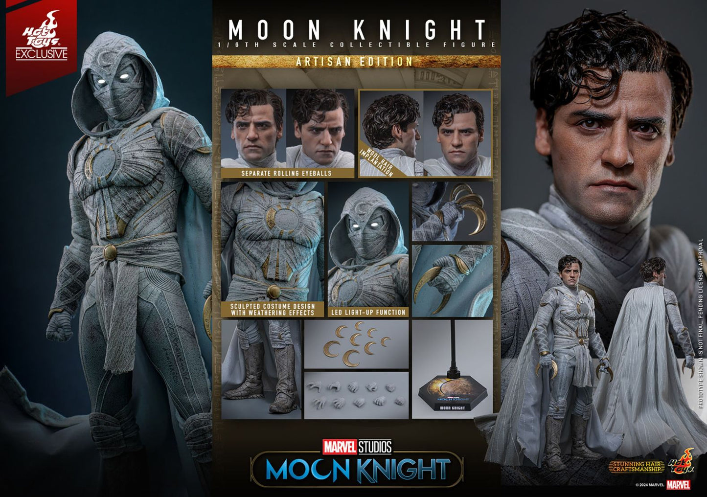 HOT TOYS - Moon Knight Artisan Edition