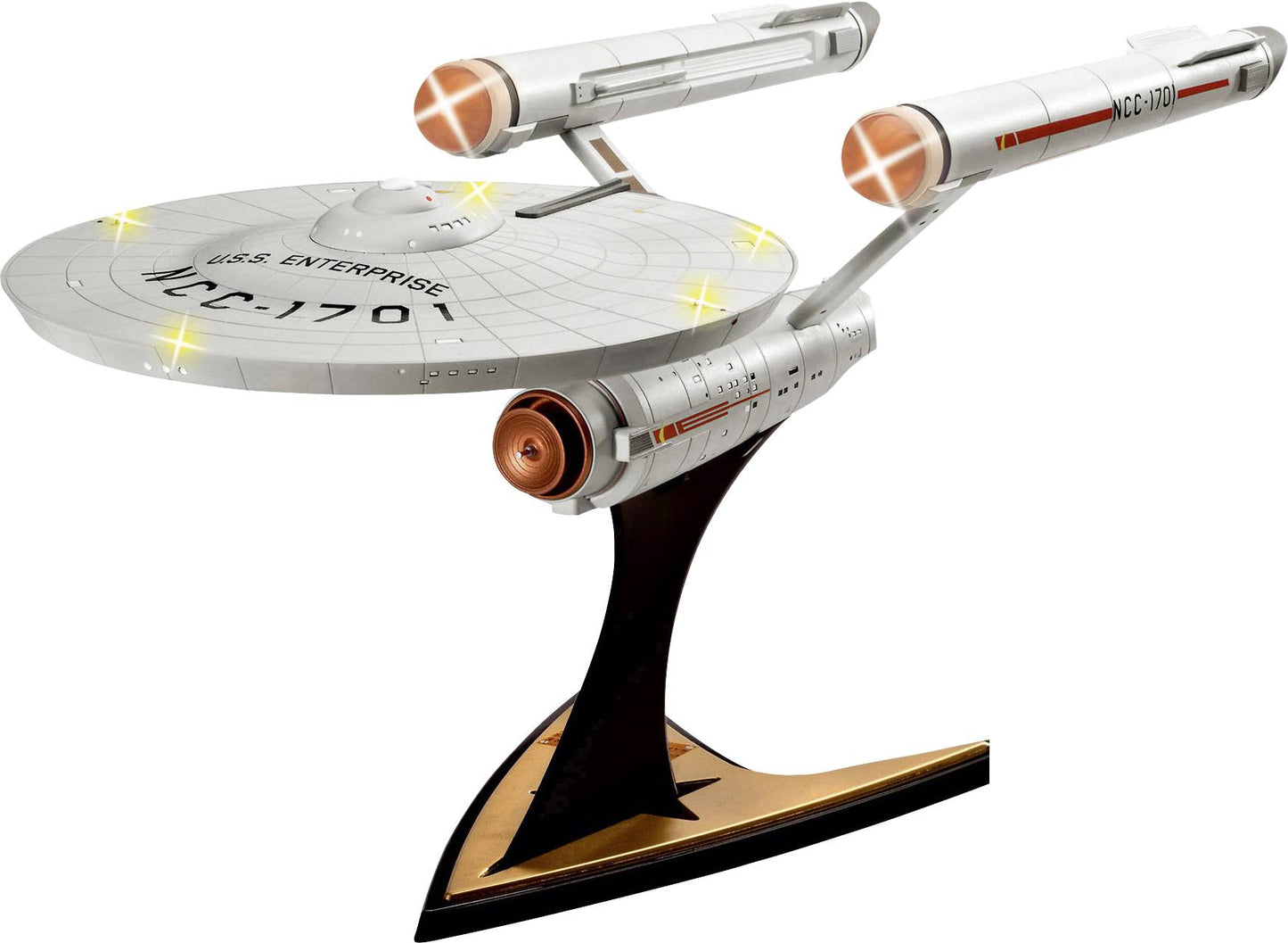 REVELL MODEL KIT  - Star Trek Level 5 Model Kit with Sound & Light Up 1:600 USS Enetrprise NCC-1701