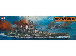 TAMIYA  MODEL KIT -  British Battleship Prince of Wales  1/350