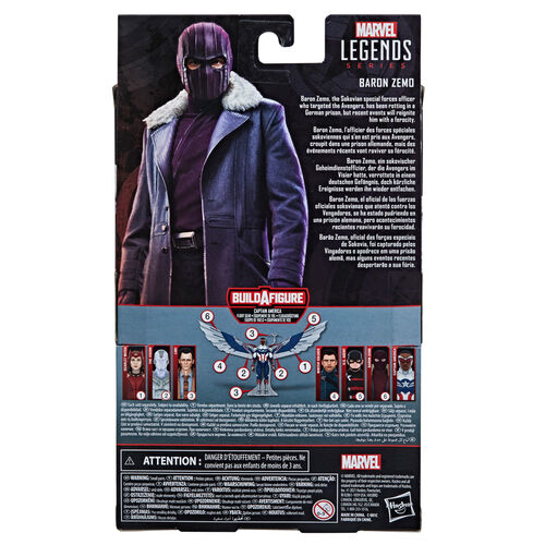 HASBRO - Marvel - Legends: The Falcon and The Winter Soldier - Baron Zemo Action Figure