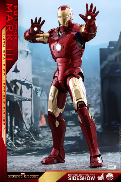 HOT TOYS - Marvel - Iron Man - Mark III - 1:4 Action Doll QS011