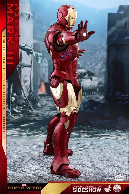 HOT TOYS - Marvel - Iron Man - Mark III - 1:4 Action Doll QS011