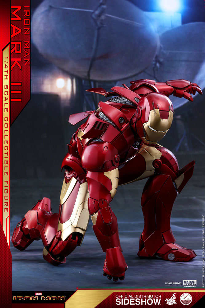 HOT TOYS - Marvel - Iron Man - Mark III - 1:4 Action Doll QS011