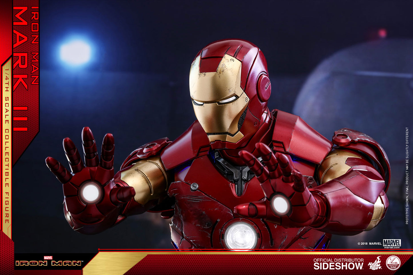 HOT TOYS - Marvel - Iron Man - Mark III - 1:4 Action Doll QS011