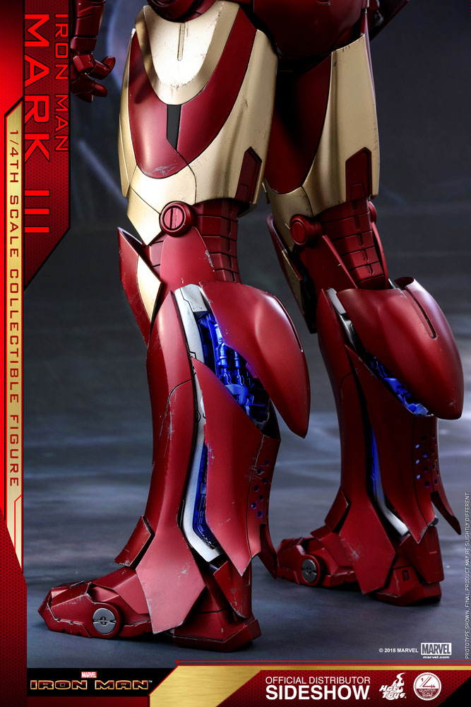 HOT TOYS - Marvel - Iron Man - Mark III - 1:4 Action Doll QS011